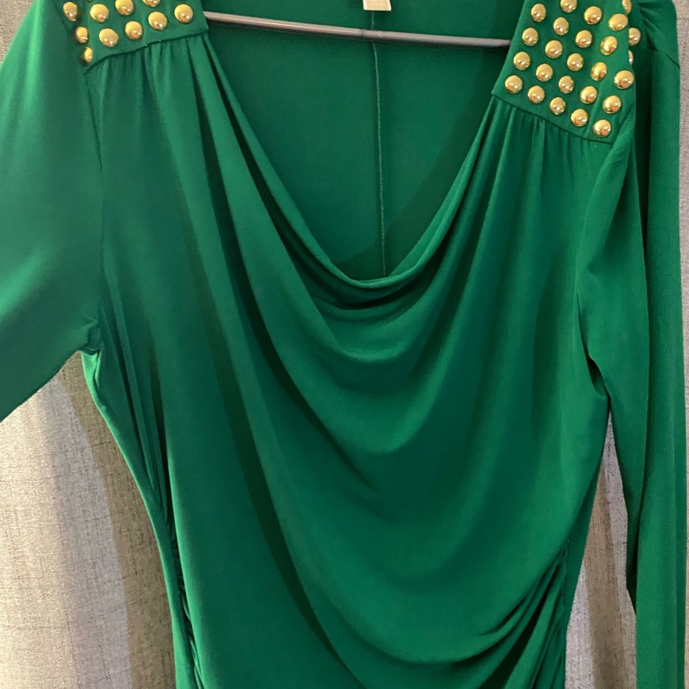 Green Designer Cocktail dress